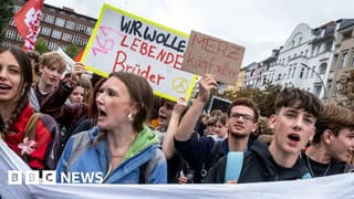 German Students Stage Mass Strikes to Oppose Potential Return of Conscription