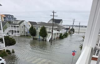 Slow-Moving Nor'easter Closes Route 1 and Floods Delmarva Coast