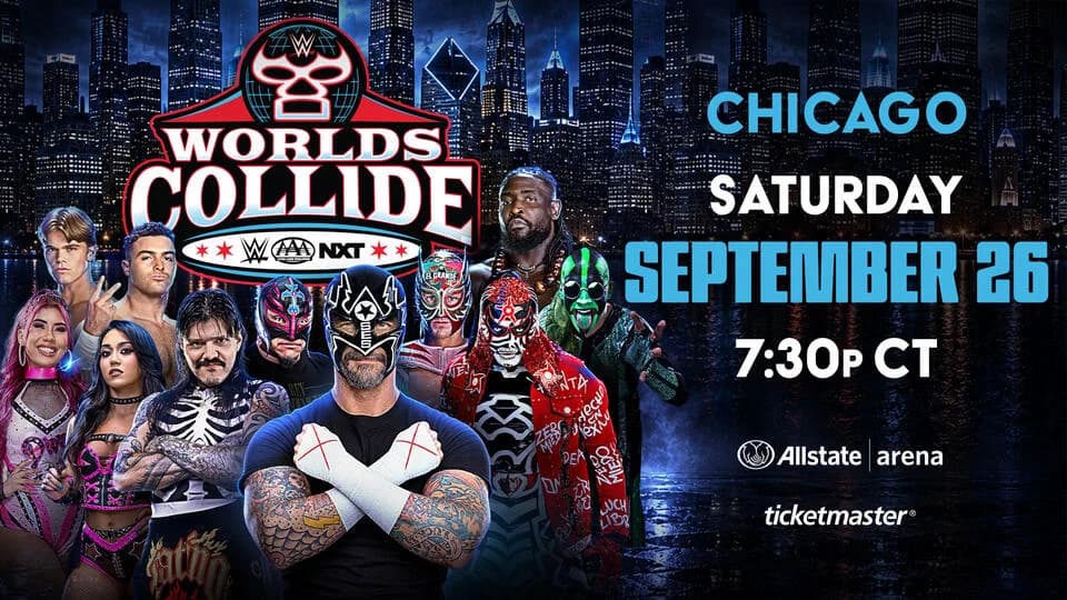 WWE Withholds Live Broadcast of Worlds Collide to Counter AEW All Out in Chicago