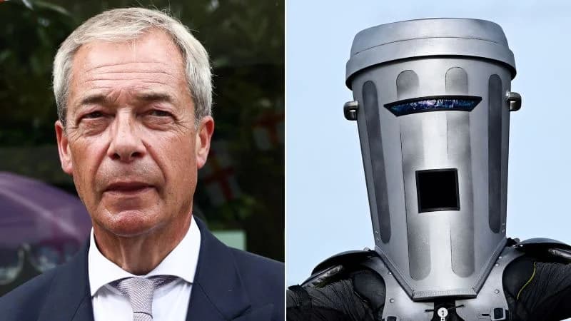 Farage Clinches Clacton Byelection Amid Satirical Trash-Can Challenger