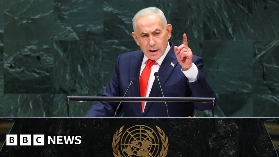 Netanyahu Defends Iran Strikes and Gaza Campaign Amid UN Walkouts and NYC Protests
