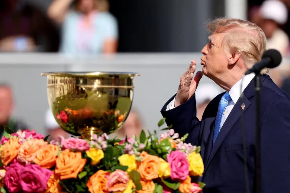 Trump's Medinah Visit: A Polarizing Spectacle Amid U.S. Golf Victory
