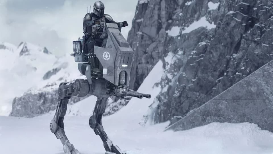 Mandalorian and Grogu Open with IMAX-Size AT-AT Showdown