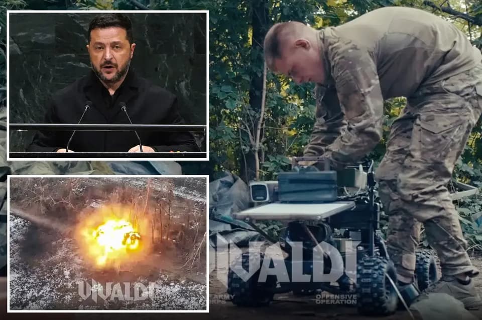 Ukraine's 'Operation Vivaldi' Uses Air-Dropped Robots to Reclaim 48 Square Miles in Donetsk