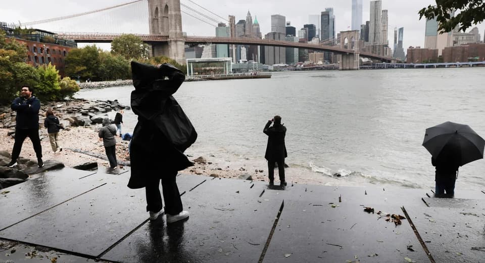 Nor'easter Kills One in Brooklyn as NYC Faces Record Rain and Coastal Flooding