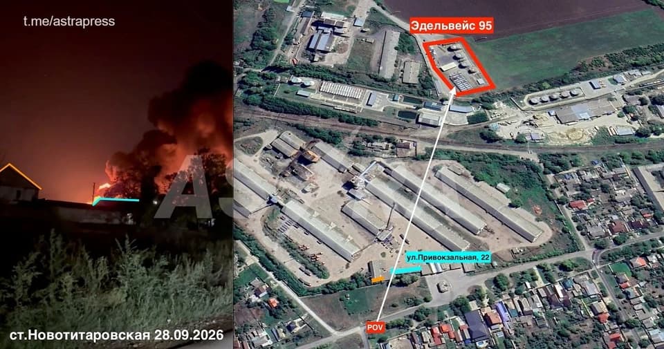 Ukraine Strikes Four Russian Oil Depots and Two Defense Plants in Overnight Campaign