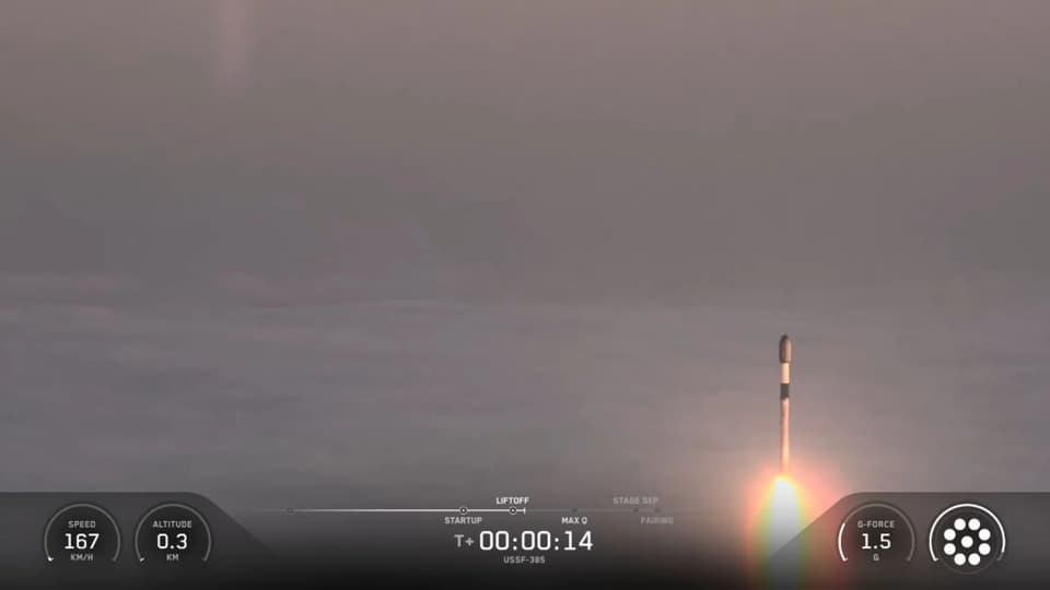 SpaceX Launches Third Classified Space Force Mission in Two Weeks from Vandenberg