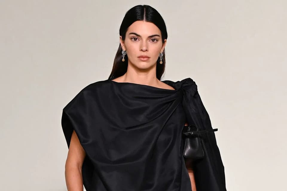 Kendall Jenner Walks Bottega Veneta Milan Finale as Jacob Elordi Watches From Front Row