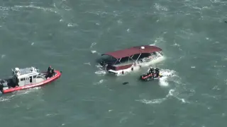 Boat sinks in San Francisco Bay near Alcatraz; 1 dead, 2 missing as rescue continues