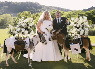 Bride’s pool-photo scare prompts safety warning for wedding stunts