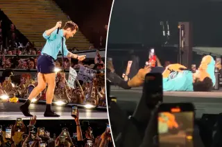 Harry Styles Falls on Stage After Choking on Water at Wembley During Heatwave