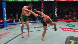 Fiziev Downs Torres with late KO to reaffirm lightweight standing in Baku