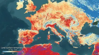 Europe’s Extreme Heat Hits New Highs, Captured by Satellite
