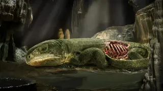 Ancient Reptile Fossil Shows 3D Skin, Proteins, and Early Lung Anatomy