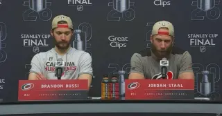 Staal's Two-Goal Night Lifts Hurricanes to Game 4 Win, Tying Stanley Cup Final 2-2