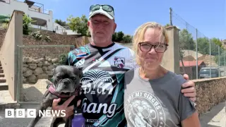 British couple returns home to fire-scarred Andalusian village