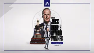 Cooper Clinches 2026 Jack Adams Award, Extends Lightning Coaching Legacy