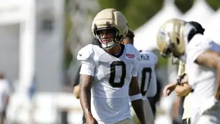 Saints rookie Jordyn Tyson sidelined about two months with hamstring injury