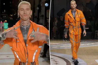 MGK Walks Vogue World Runway in Milan as Dakota Johnson Watches from Front Row