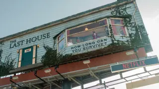 Netflix Traps Actor in 30-Foot Living Billboard Above Sunset Boulevard