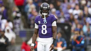 Lamar Jackson ruled out for second straight game as Ravens face Browns with Huntley