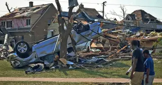 Wisconsin tornado lofts truck midair; driver survives dramatic ordeal