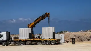Israel Builds Sprawling Sand Barrier Across Gaza, Satellite Imagery Reveals