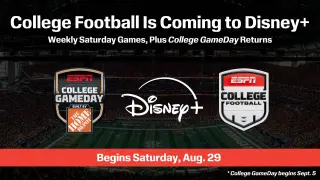 Disney+ Expands College Football Saturdays with ESPN Games and GameDay