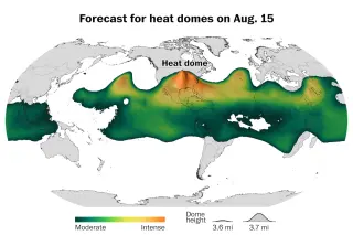 Record Heat Dome to Hover Over the U.S. This Weekend
