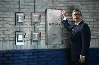 Colbert Survives CBS Exit by Viral Monroe Cameo