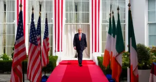 Trump hints at a united Ireland, defying U.S. neutrality