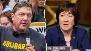 Collins leans into temper talk to frame Maine Senate race