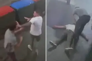 Surveillance captures Sydney street assault as bystanders intervene