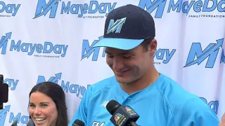 Drake Maye Headlines Charity Softball Night in Worcester