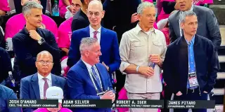 Disney's A-List Execs Make a Splash at NBA Finals Game 1