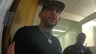 Dustin Poirier’s airport arrest video shows escalating agitation during transport