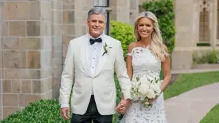 Hannity and Earhardt marry in Palm Beach; Trump attends pre-wedding gala but skips ceremony