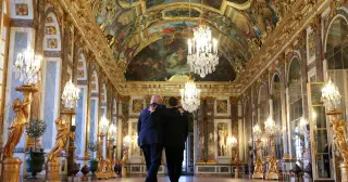 Versailles hosts Trump as Macron pursues a transatlantic reset