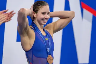 Douglass shatters 50m free world record with shock Indy win