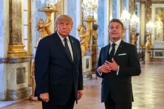 Trump’s Versailles moment can’t mask his fading grip on the world stage