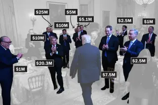 Leaked records expose major corporate donors to Trump's White House ballroom