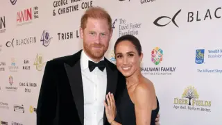 Meghan Markle Wears Diana Heirloom Earrings at Victoria Gala with Prince Harry
