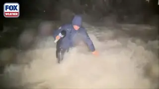 Rogue Wave Almost Knocks Over TV Weather Forecaster During Hawaii Storm Lowell