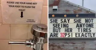 Forty-One Funny Signs That Brightened the Month