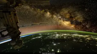 Milky Way from Orbit: Astronaut Shares Stunning ISS Photo