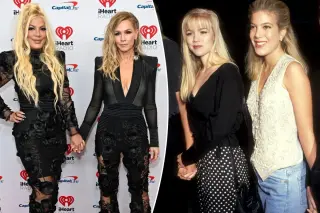 Spelling exits 9021OMG as Garth keeps BH90210 rewatch, sparking friendship chatter