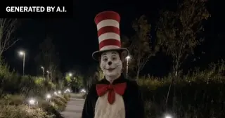 AI-Generated Cat in the Hat Clips Prompt Police Warnings Worldwide