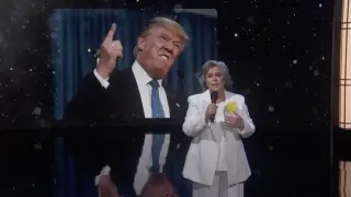Rosie O'Donnell caps Kimmel guest-host week with Trump-targeted Danny Boy parody