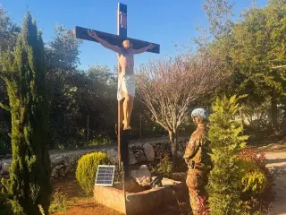Debel Welcomes New Crucifix Donated by Italian UNIFIL After Desecration