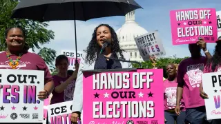 Democrats Warn Trump’s Election-Interference Threat Persists, Call for Massive Turnout